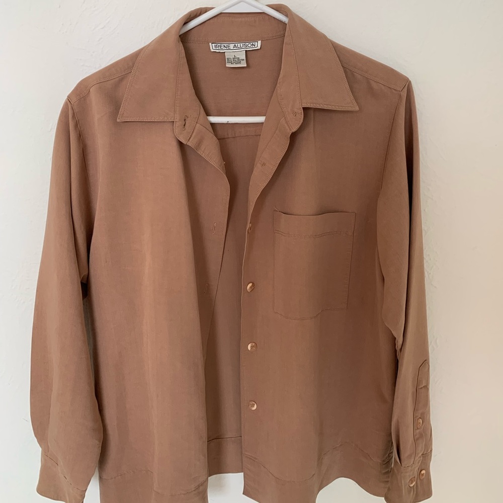 Irene Allison brown jacket